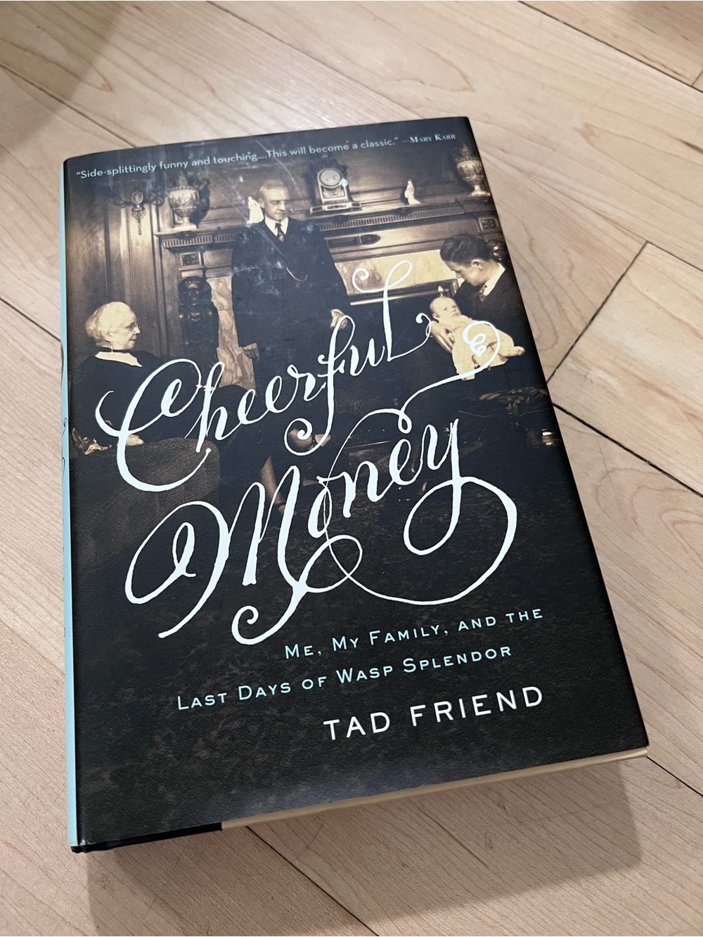 Cheerful Money by — Hardcover Book in Black